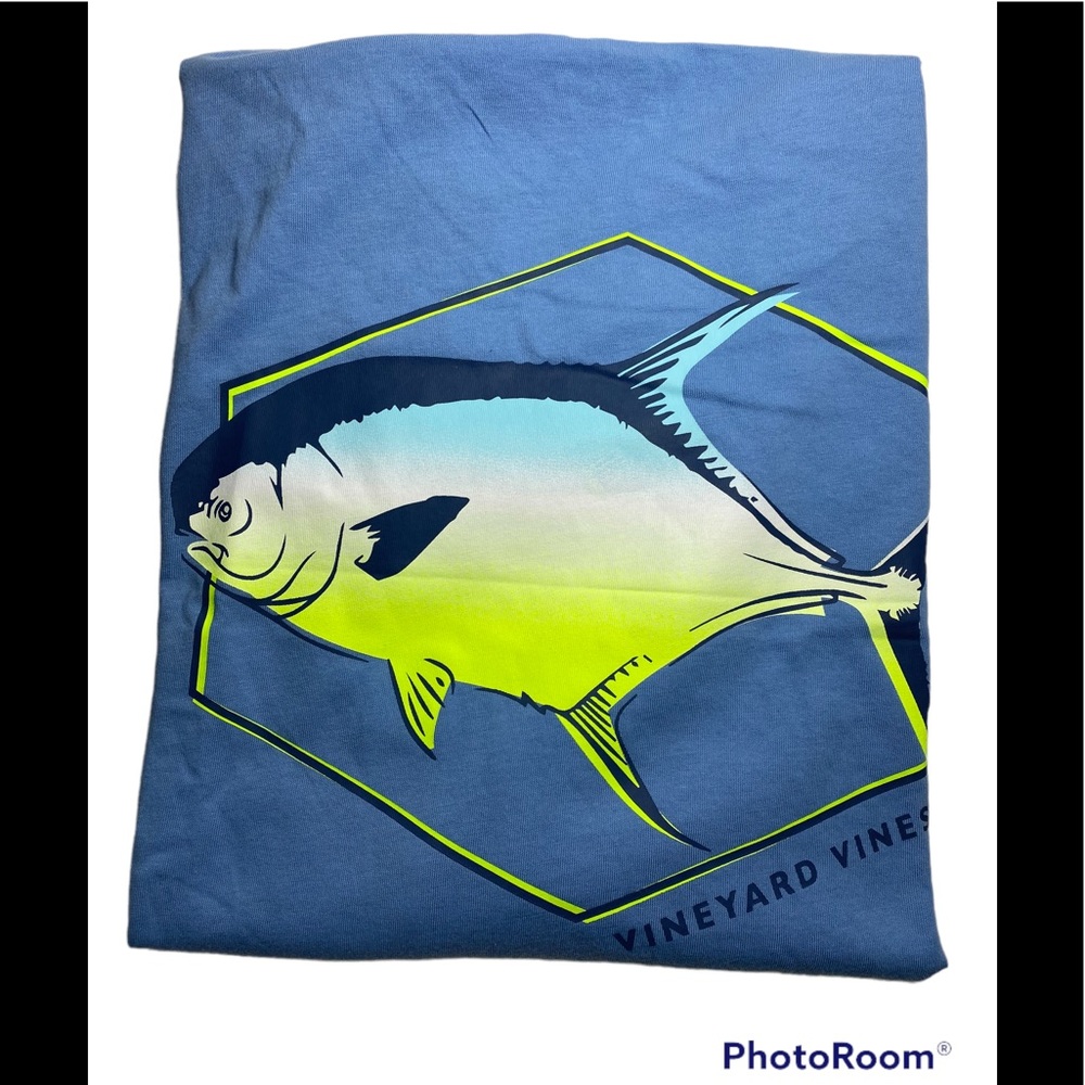 VINEYARD VINES S/S PERMIT PKT TEE.NWT